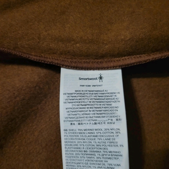 Smartwool  Anchor Line Wool Blend Snap Shacket Men's Size medium color Rust - Picture 11 of 11
